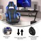 Flash Furniture Blue LeatherSoft Gaming Chair with Skater Wheels CH-00288-BL-RLB-GG - alternate 8